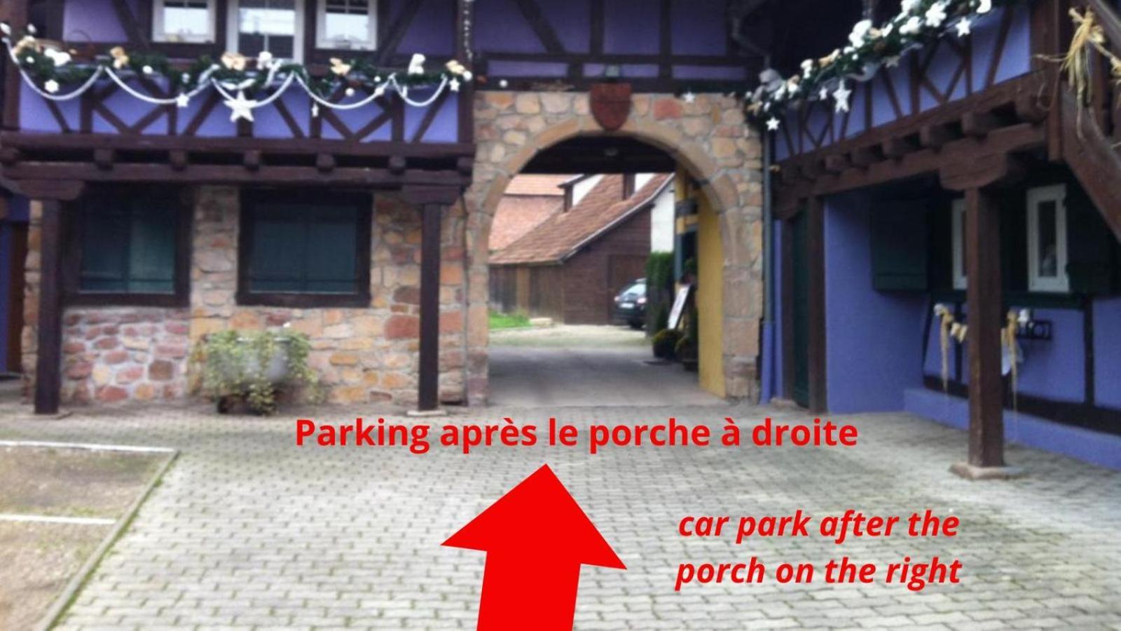 Gite Chez Marie-Sarah Petite Maison Calme Parking Ebersheim Exterior photo
